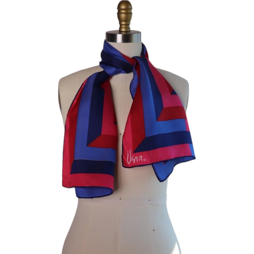 Vintage 70's/80's Vera Neumann Geometric Scarf